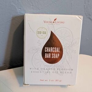 Young Living Charcoal Bar Soap with Orange Blossom